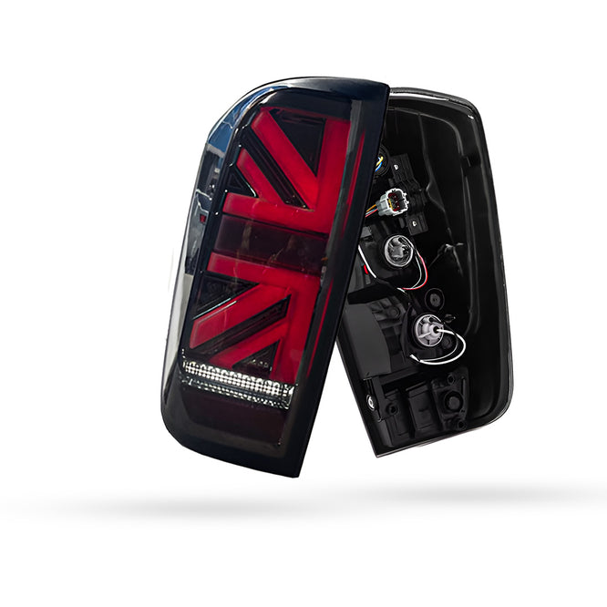 Nissan Navara D23 NP300 (2015 - 2021) Black LED Tail Lights LH + RH