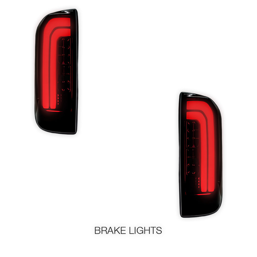 Nissan Navara D23 NP300 Dual Cab (2015 - 2024) Smoked Full LED Tail Lights LH + RH