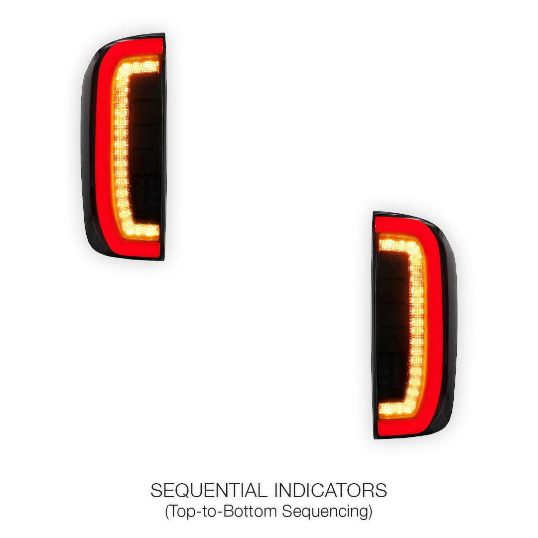 Nissan Navara D23 NP300 (2014 - 2023) Sequential Smoked Tail Lights LH + RH