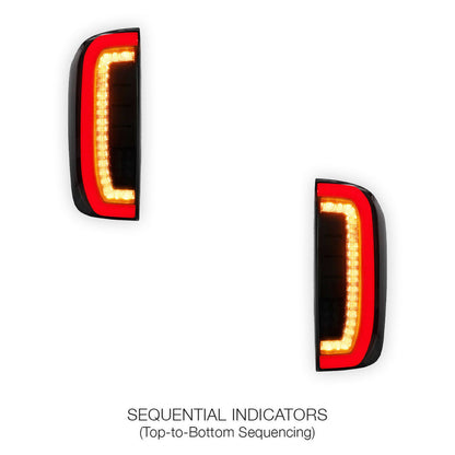 Nissan Navara D23 NP300 (2014 - 2023) Sequential Smoked Tail Lights LH + RH