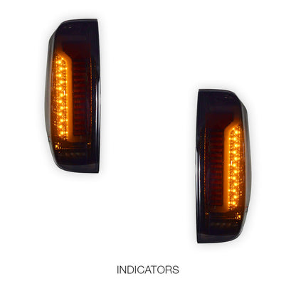 Nissan Navara D40 (2005 - 2016) Smoked Tail Lights LH + RH