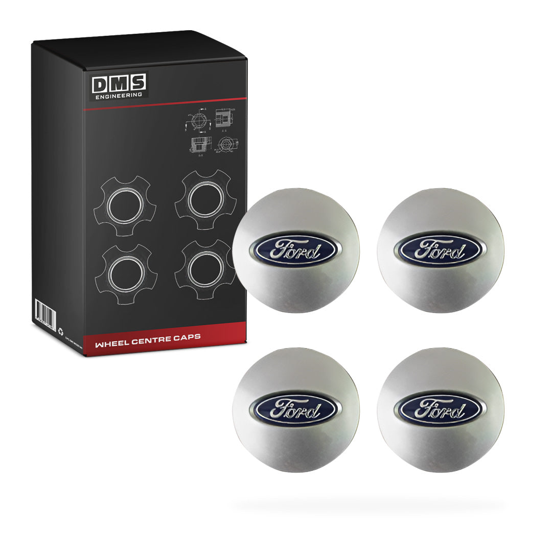 Ford Falcon EF / AU / BA / BF / FG (1996 - 2014) 4 Pcs. Blue Wheel Centre Caps