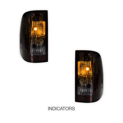 Ford Falcon FG / FG X UTE (2008 - 2016) Black LED Tail Lights LH + RH