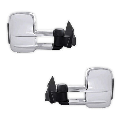 Ford Ranger PX MK1 / MK2 (2012 - 2018) Chrome Extendable Towing Side Mirrors