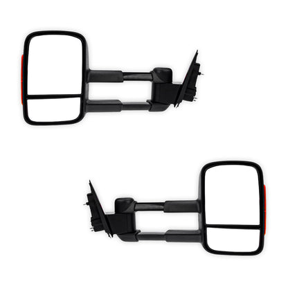 Ford Everest UA (2015 - 2022) Black Extendable Towing Side Mirrors
