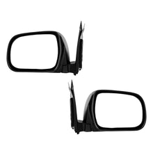 Toyota HiLux N70 (2005 - 2015) Black Manual Door Mirrors LH + RH