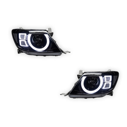Toyota HiLux Vigo (2011 - 2015) Full LED DRL Headlights LH + RH