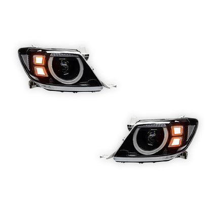 Toyota HiLux Vigo (2011 - 2015) Full LED DRL Headlights LH + RH