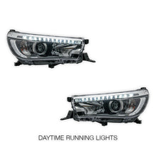 Toyota Hilux N80 (2015 - 2020) Sequential Projector OEM Style Headlights LH + RH