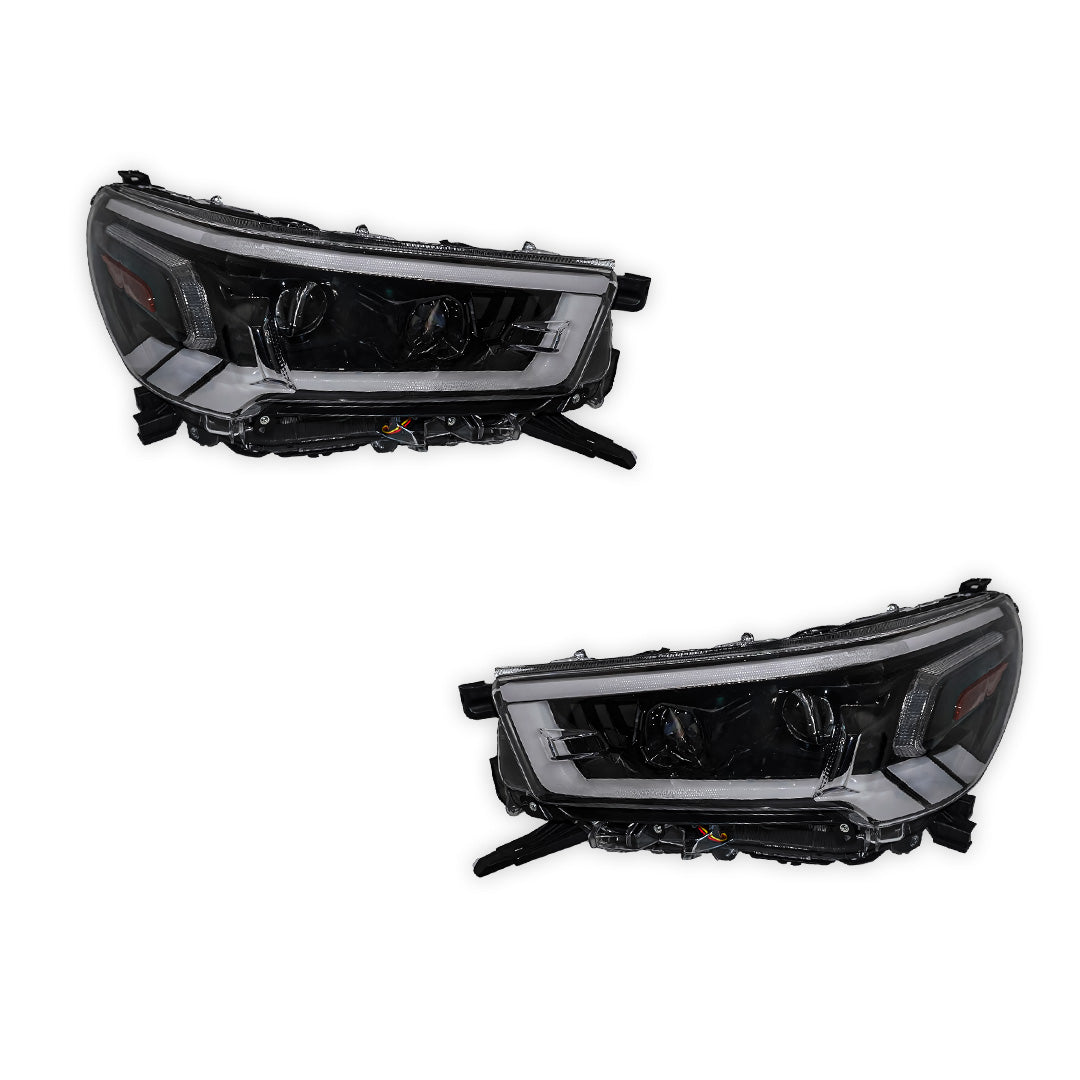 Toyota Hilux N80 (2020 - 2024) Sequential DRL Projector Headlights LH + RH