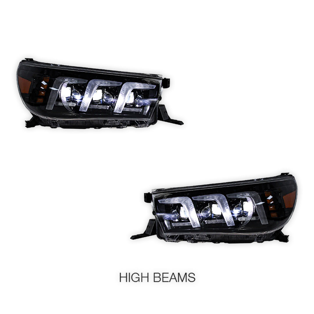Toyota Hilux N80 (2016 - 2020) Sequential Headlights LH + RH