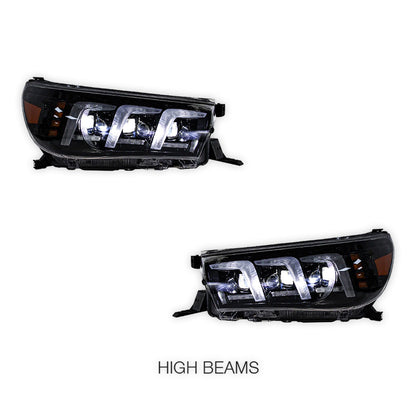 Toyota Hilux N80 (2016 - 2020) Sequential Headlights LH + RH