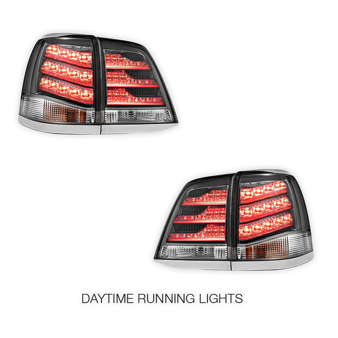 Toyota LandCruiser 200 Series (2008 - 2015) LED Tail Lights LH + RH