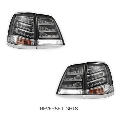 Toyota LandCruiser 200 Series (2008 - 2015) LED Tail Lights LH + RH