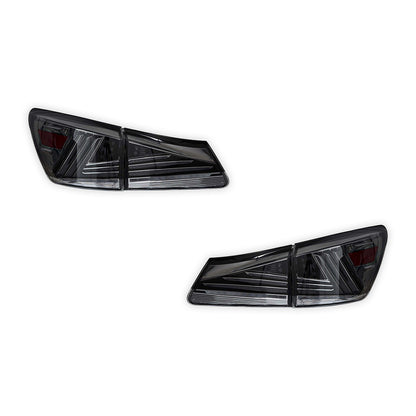 Lexus IS-F USE20 (2008 - 2012) Sequential Smoked Full LED Tail Lights LH + RH