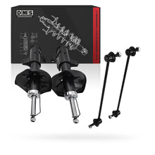 Mazda 323 BJ (1998 - 2003) Front & Rear Shock Absorbers + Sway Bar Links LH + RH