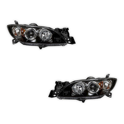 Mazda 3 BK Sedan (2003 - 2009) OEM Style Headlights LH + RH