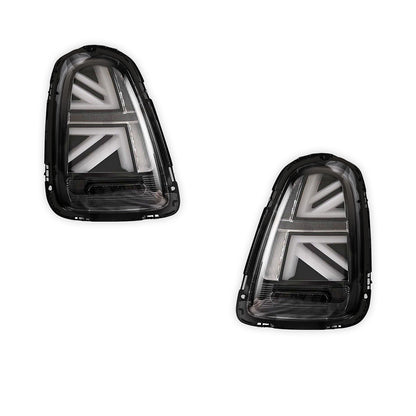 Mini Cooper R56 / R57 / R58 / R59 (2007 - 2015) Sequential Clear Smoked LED Tail Lights LH + RH