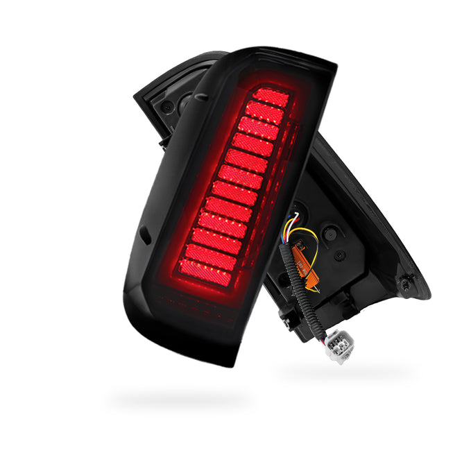 Toyota Hilux N70 (2007 - 2015) Scarlet Sequential Smoked Tail Lights LH + RH