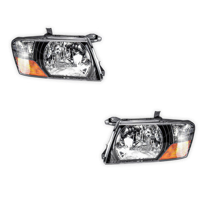 Mitsubishi Pajero NP (2000 - 2006) Clear OEM Style Headlights LH + RH