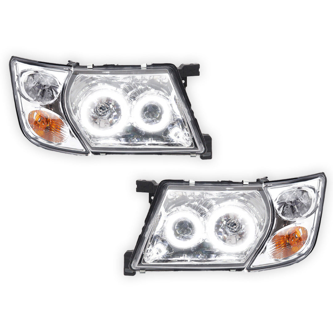 Nissan Patrol / Safari GU Y61 (1997 - 2007) Halo Angel Eyes Headlights LH + RH