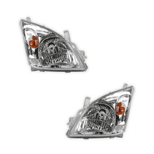 Toyota LandCruiser Prado 120 Series (2002 - 2009) Chrome OEM Style Headlights LH + RH