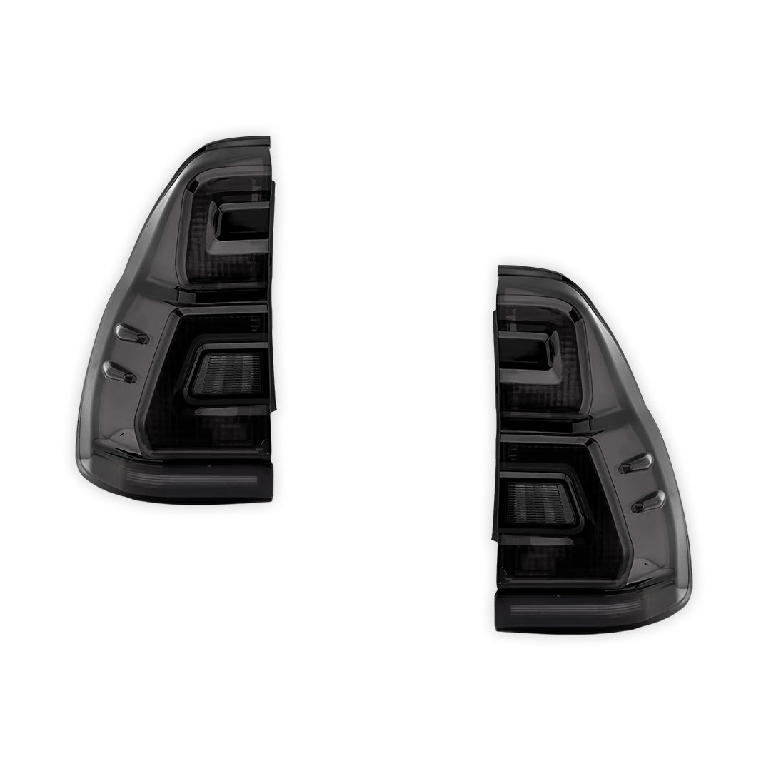 Toyota Prado 120 Series All Models (2003 - 2009) Sequential Smoked LED Tail Lights LH + RH