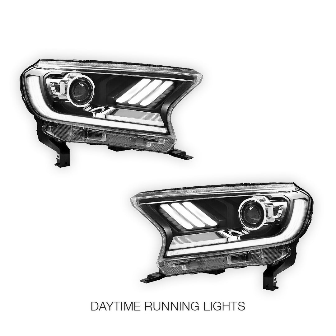 Ford Ranger PX MK2 MK3 (2015 - 2021) Sequential Indicator "ORION" Headlights LH + RH