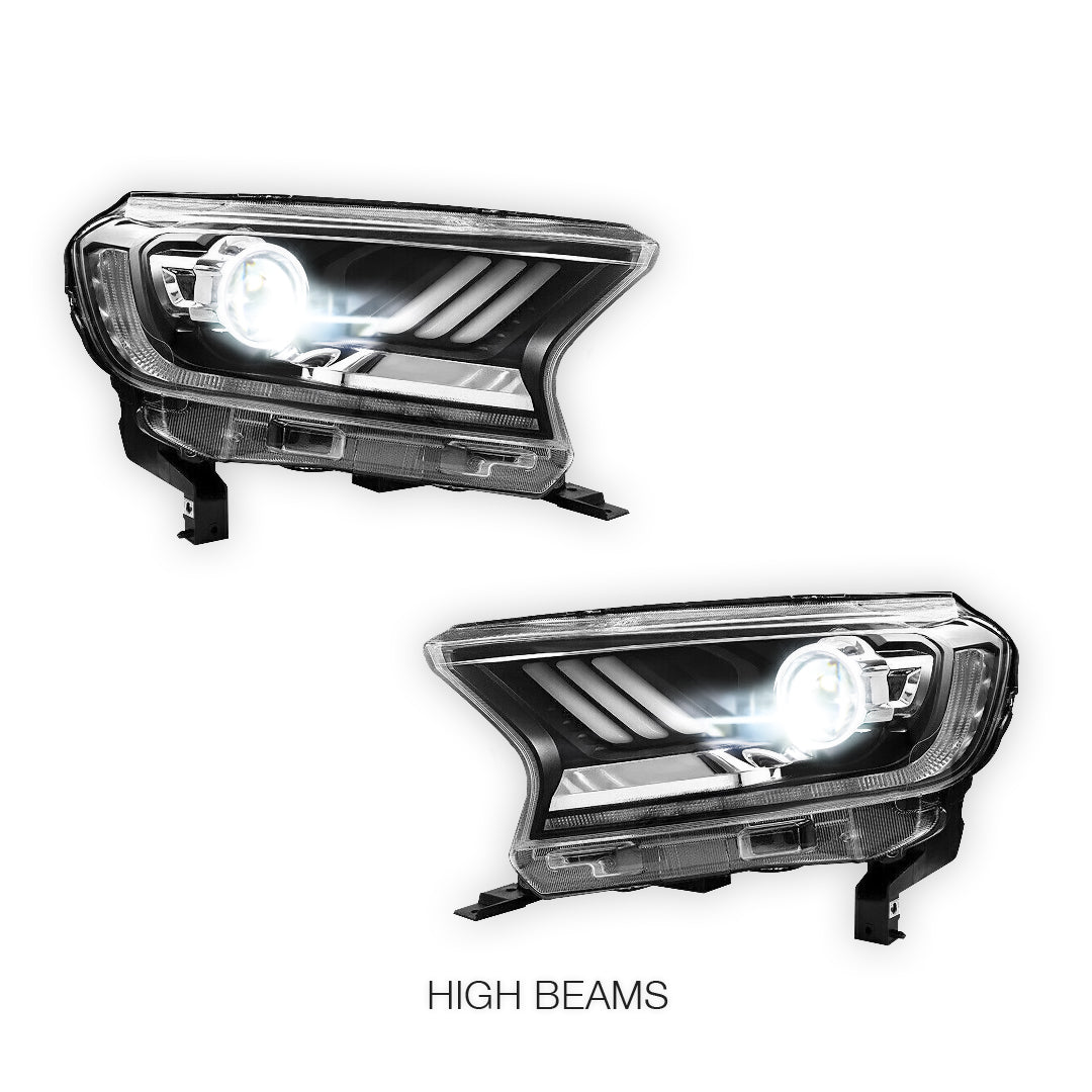 Ford Ranger PX MK2 MK3 (2015 - 2021) Sequential Indicator "ORION" Headlights LH + RH