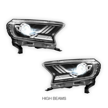 Ford Ranger PX MK2 MK3 (2015 - 2021) Sequential Indicator "ORION" Headlights LH + RH