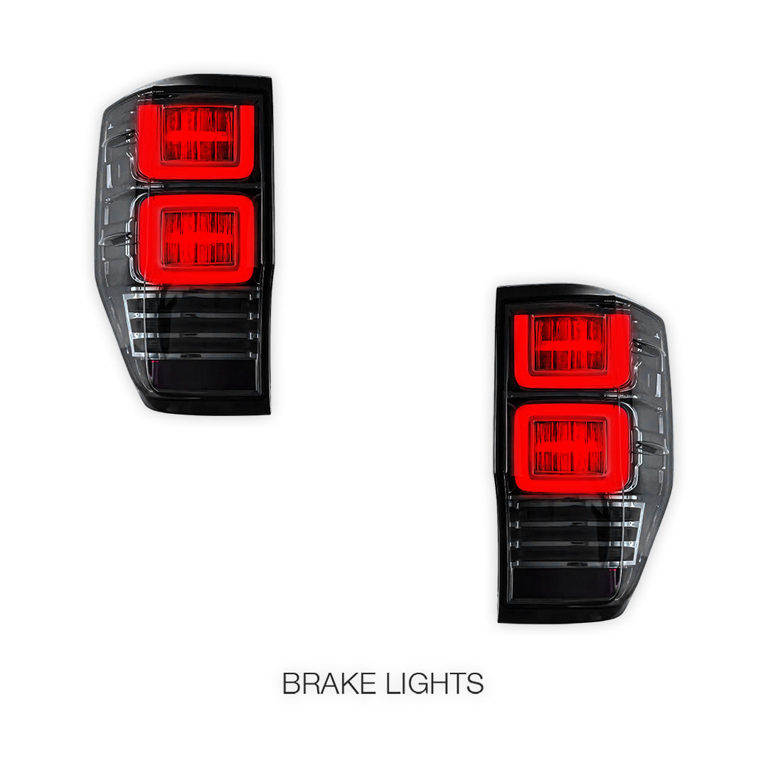 Ford Ranger PX MK1 / MK2 / MK3 (2012 - 2021) Sequential Smoked LED Tail Lights LH + RH