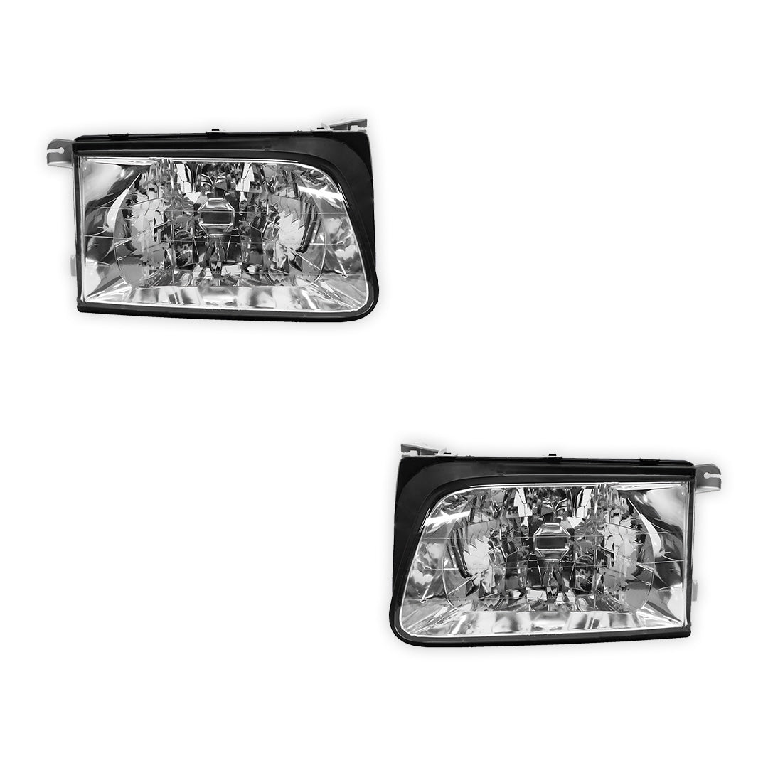 Holden Rodeo TF (1998 - 2003) Crystal Clear OEM Style Headlights LH + RH