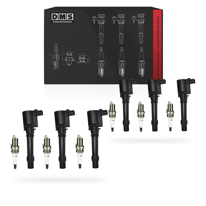 Ford Falcon BA / BF / FG (2002 - 2011) 4.0L Ignition Coils and Spark Plugs Complete Set
