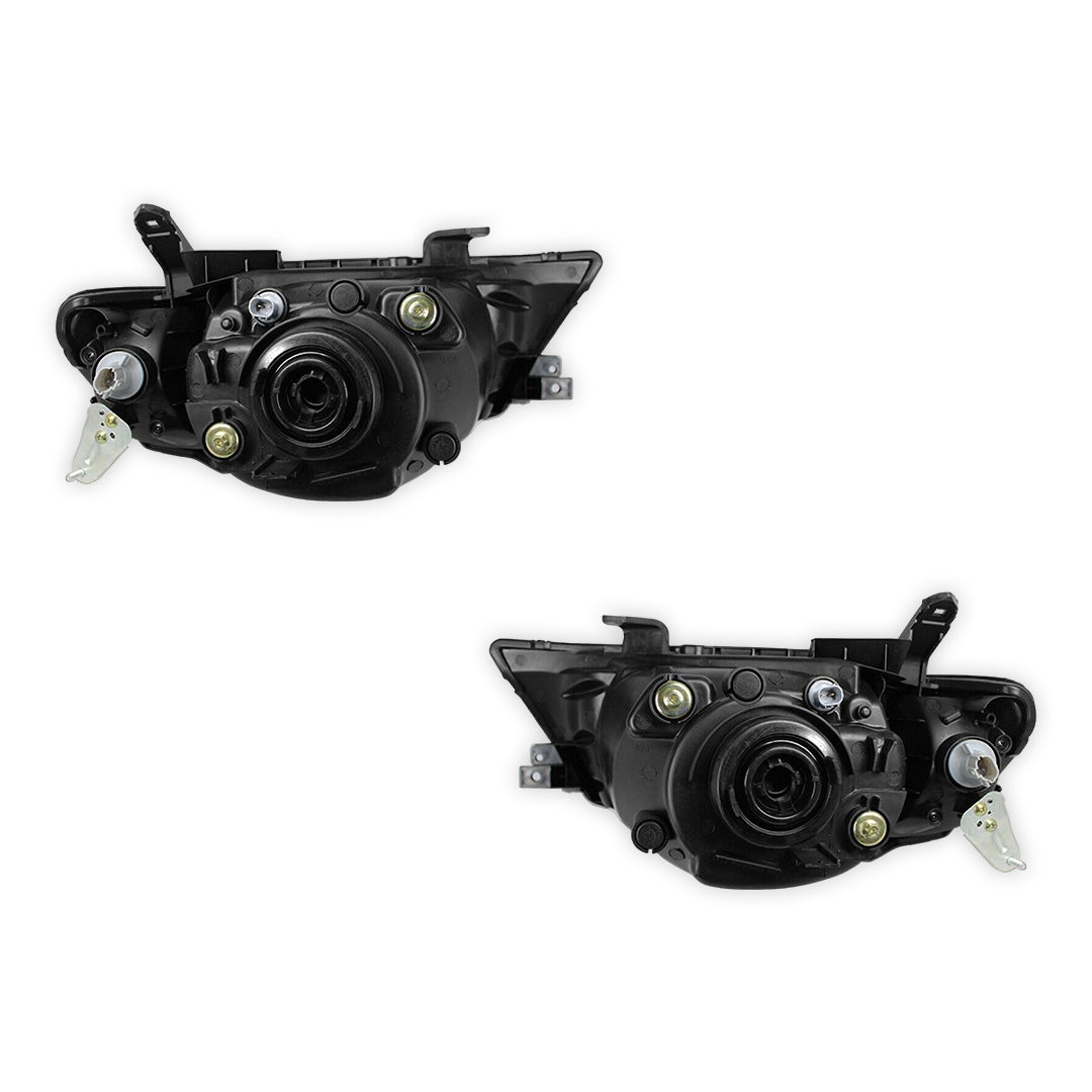 Mitsubishi Triton ML / MN (2006 - 2015) Black OEM Style Headlights LH + RH