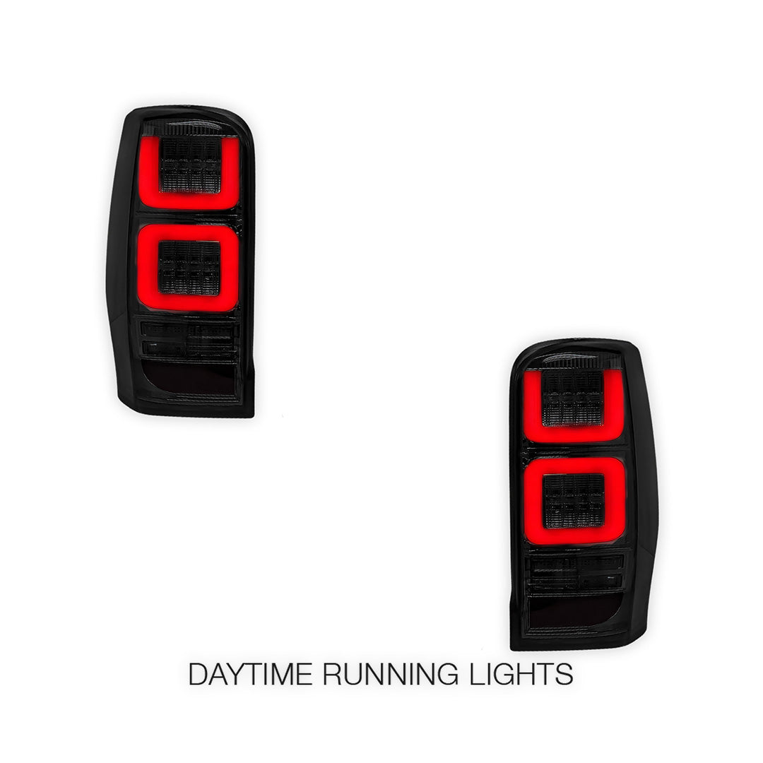 Mitsubishi Triton MR (2019 - 2022) Sequential Smoked Full LED Tail Lights LH + RH