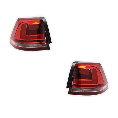 Volkswagen Golf MK7 Wagon (2013 - 2017) Clear OEM Style Tail Lights LH + RH