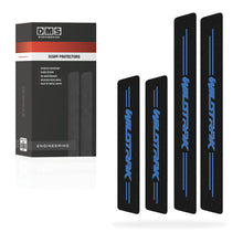 Ford Ranger Wildtrak Door Sill Anti-Scratch Scuff Carbon Fiber Sticker Protectors Complete Set